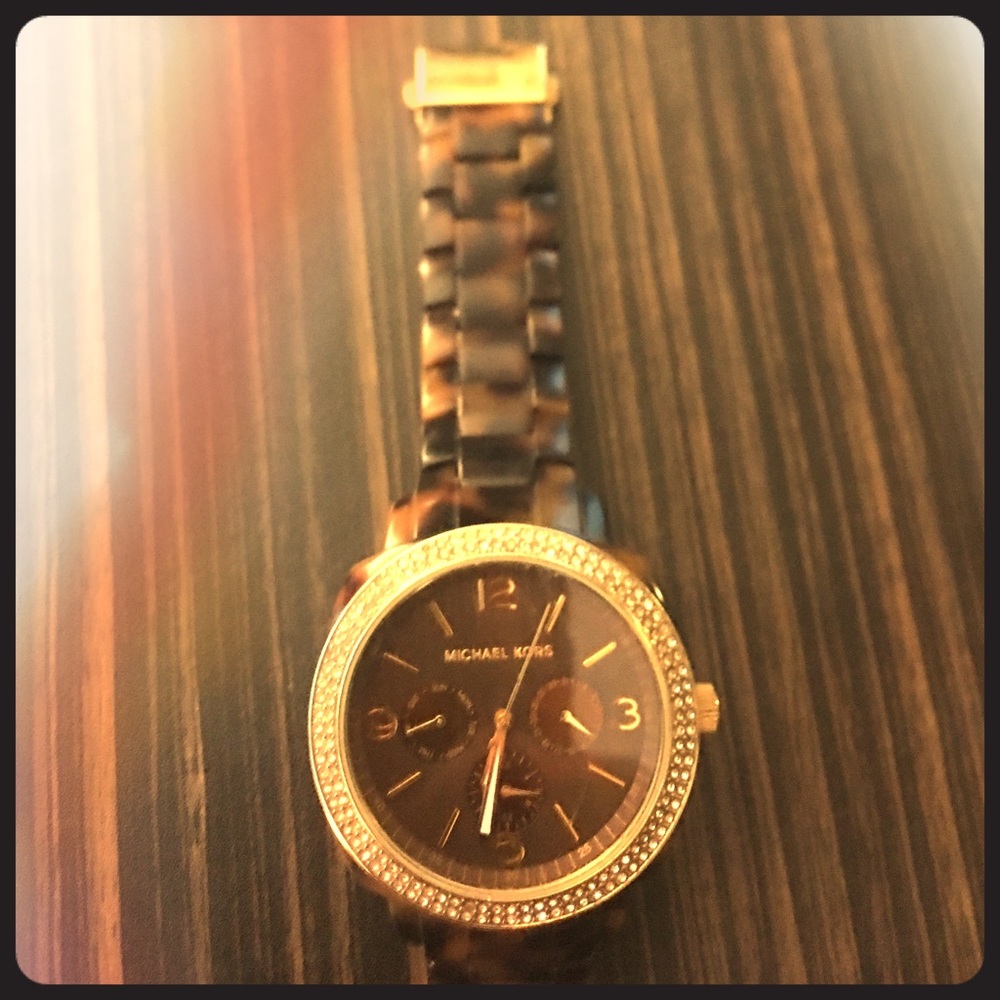 Michael Kors Tortoise Watch